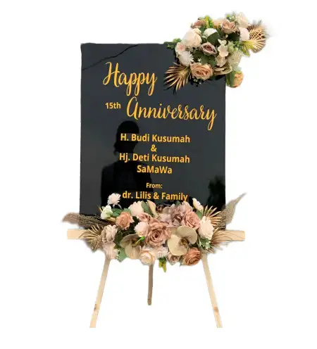 Papan Bunga Akrilik Karang Agung Ilir