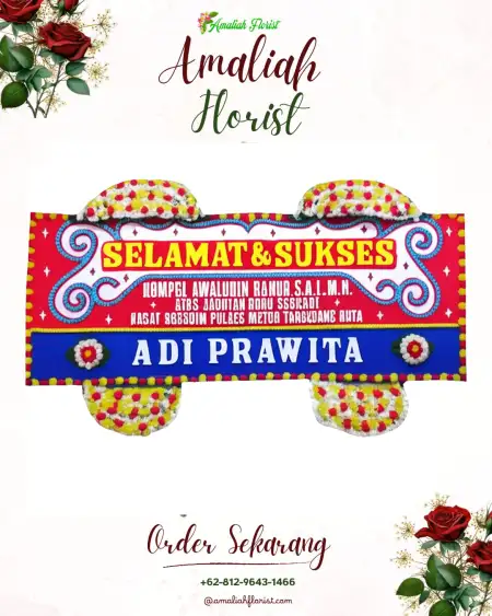 Papan Bunga Ucapan Selamat Karang Agung Ilir
