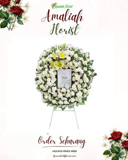 Krans Bunga Duka Karang Agung Ilir