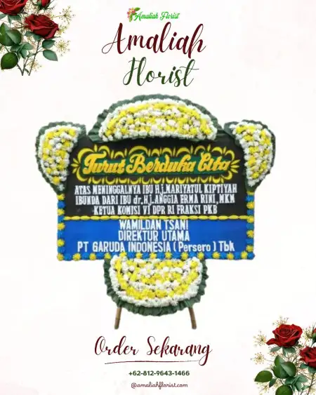 Papan Bunga Duka Karang Agung Ilir